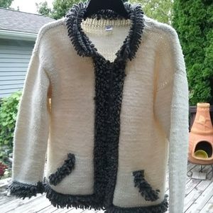 Women's zip-up sweater jacket